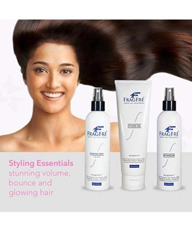 Hair Styling Set for Sensitive Skin 8 oz/ea (3-Pack Gift Set) - Detangler-Styling Gel-Finishing Spray - Fragrance Free Paraben Free Hypoallergenic - No Burning or Itching Hair Styling - Vegan - Buy Online on SooperMarket.com