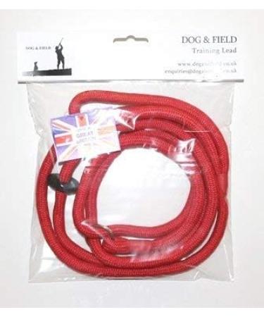 Dog & Field Figure 8 Anti Pull Lead/Halter/Head Collar (RED) - One Size Fits All - Soft Braided Nylon - Comfortable, Secure & Proven for Enjoyable Walks - Buy Online on SooperMarket.com