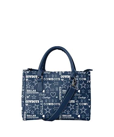 FOCO Womens NFL Team Logo Love Bag Collection Dallas Cowboys One Size Purse