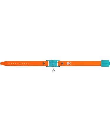 Kittyrama Cat Collar- Award Winning Breakaway Design, Vet Approved, As Seen in Vogue - Adult Tangerine - Buy Online on SooperMarket.com