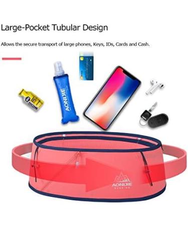 AONIJIE Hydration Running Belt with 250ml Water Bottle - Lightweight & BPA-Free - Blue (M/L) - Buy Online on SooperMarket.com