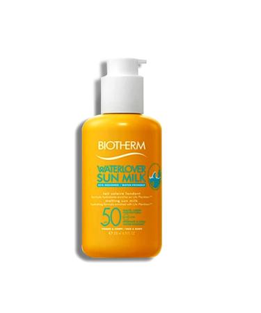 BIOTHERM Waterlover Sun Milk SPF50 6.76fl.oz - Protect Your Skin with Eco-Friendly Sun Protection - Buy Online on SooperMarket.com