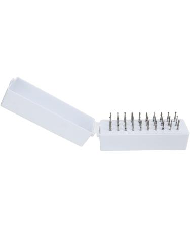 Nail Drill Bits Set 30 Holes Stainless Steel Grinding Cuticle Drill Bit for Nail Polishing Nail Care - Buy Online on SooperMarket.com