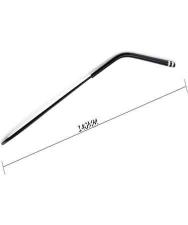 RANARA Replacement Eyeglass End Tips - Thin Metal Frame Arms Gray Eyeglass Replacement Temples & Accessories International Shipping Available - Buy Online on SooperMarket.com
