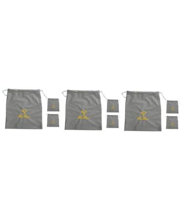 Baluue 9 Pcs Hair Tools Travel Bag Fabric Blow Dryer Drawstring Bag Hair Dryer Travel Pouch 35.00X30.00X0.50CMx3pcs X3pcs