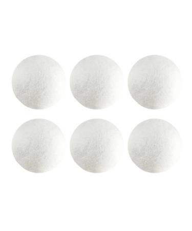 mansH 6 Piece Dry Wool Ball Anti-Tangle Household Drying Washing Machine Dryer Ball Special Drying Ball 8 cm