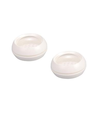 NOLITOY 2pcs Empty Powder Case Cosmetic Case Powder Box Makeup Powder Pack As Shown Size 2