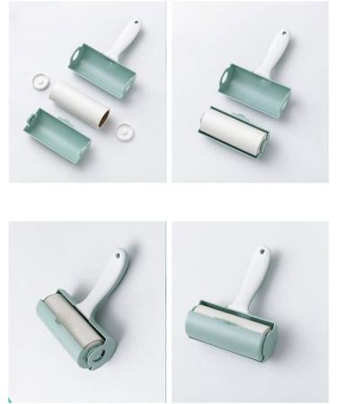 Pet Hair Extra Sticky Lint Roller - 300 Sheets 5 Refills | Fur Removal Tool for Furniture & Clothes (Green - Buy Online on SooperMarket.com
