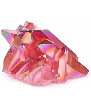 100G-130G Raw Natural Red Electroplating Quartz Stone Cluster Crystals 1pc HOMEZHOU 1pc 100G-130G - Buy Online on SooperMarket.com