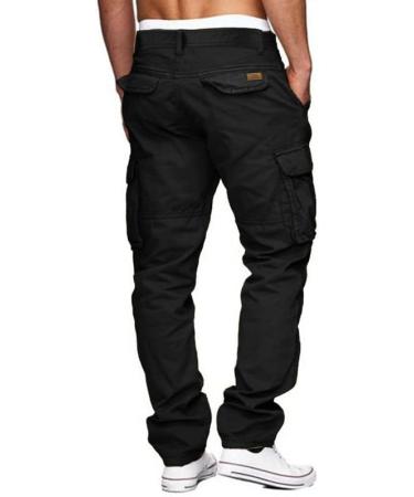 JMIERR Men's Casual Cargo Pants - Cotton Chino Hiking Outdoor Work Pants with 6 Pockets - Buy Online on SooperMarket.com
