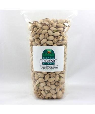 Braga Organic Farms Organic Raw Inshell Pistachios 2 lb. bag