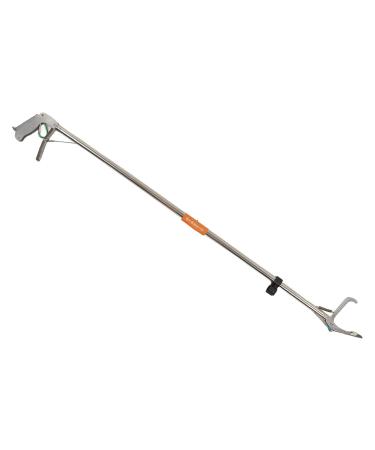 Snake Tongs Foldable Self Lockable Reptile Grabber Stainless Steel Snake Grabber Snake Catcher Rattle Wide Jaw Handling Tool for Reptile Catcher Tool Snake Catching