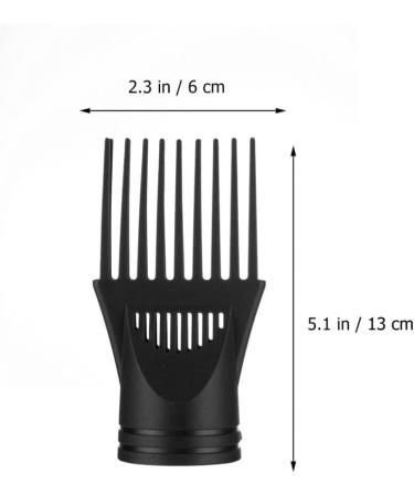 FRCOLOR 5pcs Hair Dryer Comb Straight Hair Dryer Nozzle Hair Dryer Concentrator Nozzle Hair Styling Nozzle Universal Blow Dryer Comb Attachment Styling Comb Plastic Dry Clothes Hair Comb - Buy Online on SooperMarket.com
