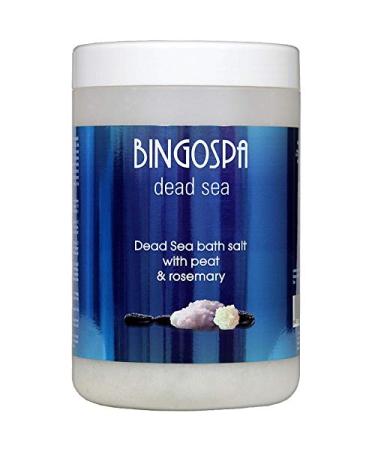 Dead Sea anti-aging swimming salt from the dead sea with peat and rosemary extract for skin moisture rheumatism bone and joint injuries 1000 g bingospa