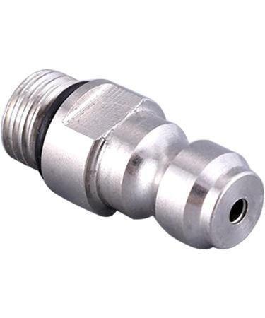 Stainless Steel M8x1 Male Thread Quick-Disconnect Plug Adapter for PCP Paintball Charging - 8mm Universal Fittings - Buy Online on SooperMarket.com