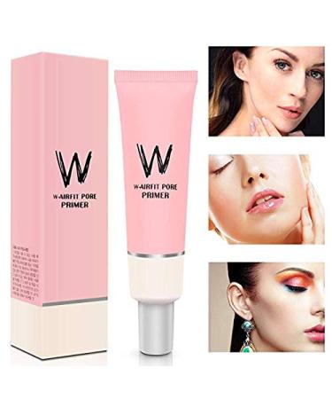 Pore Primer Face Makeup Base - Pink Isolation Cream for Smooth Skin & Acne Marks Coverage | Oil Control Moisturizing Essence Concealer Foundation - 35g - Buy Online on SooperMarket.com