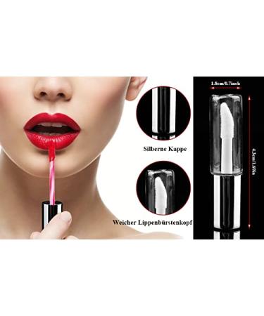 Buy Anggrek 45-Piece Lip Gloss Container Set | 1.2ml Mini Lip Tube & Lip Care Accessories - Ideal for DIY Lipstick Sampling - Buy Online on SooperMarket.com