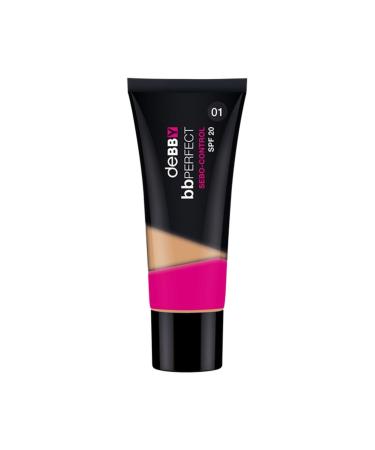 DEBBY Bb Cream Mat Sebum Control 1 Light Beige Product Cosmetic Make Up