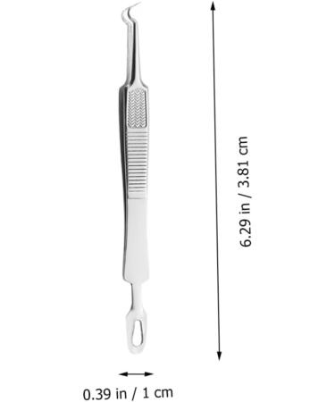 HAPINARY 6 Pcs Clip Pimple Extractor Kit Blackhead Extraction Pimple Remover Stainless Steel Silver - Buy Online on SooperMarket.com