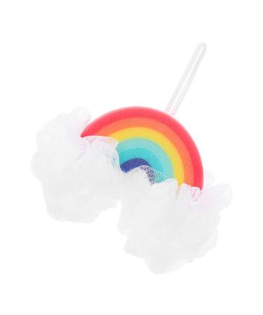 Bath Rainbow Bath Ball Shower Loofah Sponge Cartoon Body Scrubber Shower Mesh Body Wash Puff for Women Girls