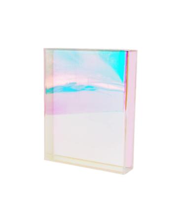 Eyelash Grafting Pallet with Cover  Dust-proof Acrylic Lash Tile holder  Dazzling Eyelash Extensions Storage Gasket Pads for Beauty Artist Salon (Dazzling L)