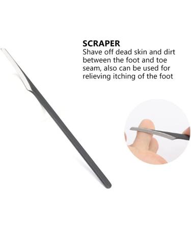 Manicure and Pedicure Set - Stainless Steel Foot Care Tools for Dead Skin and Callus Removal - Travel-Friendly Foot File Rasp and Pusher by FILFEEL - Buy Online on SooperMarket.com
