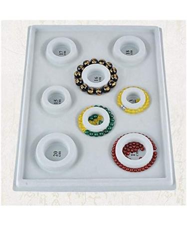 Tegg Bracelet Board: Flocked Bead Beading Jewelry Organizer Tray - DIY Craft Panel - Buy Online on SooperMarket.com