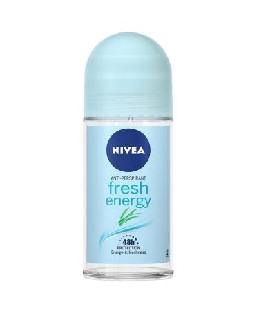 Nivea Deo Roll on 50ml. (Pack of 3) (Energy Fresh) 1.7 Fl Oz (Pack of 3) Fresh - Buy Online on SooperMarket.com