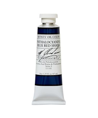 M. Graham & Co. Phthalocyanine Blue Red Shade Oil Paint