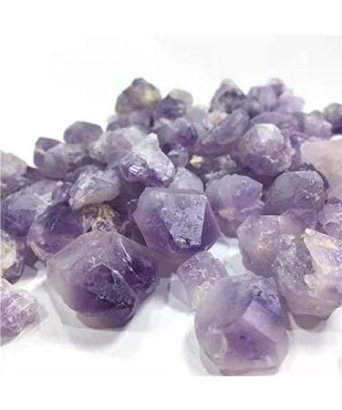 Gemstone Minerals raw Crystal Points Natural Purple Quartz Crystal Amethyst Cluster for Reiki 100g FUZEGRDLI