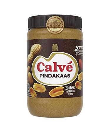 Calv Peanut Butter - original pindakaas from Holland - jar 35.2 ounce (1000 gram)