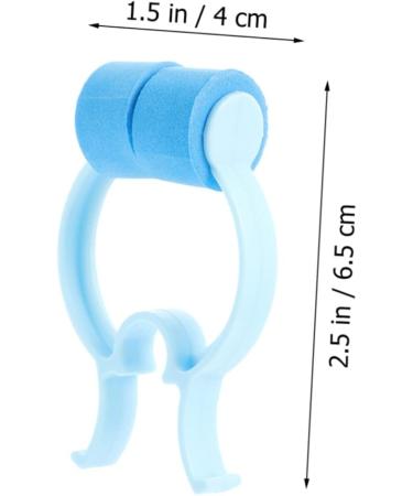 Hemoton 30 Pcs Nose Correction Clips - Plastic Foam Nose Clips for Lady Parts, Stop Nosebleeds, Epistaxis, Eva Lift, Sky-blue - Convenient Nose Pincher and Plug - Buy Online on SooperMarket.com