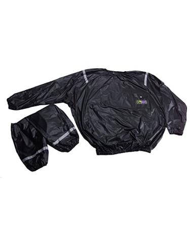 GoFit Unisex Thermal Sweat Suit - for Training, Weight Loss, and Exercise Large-X-Large