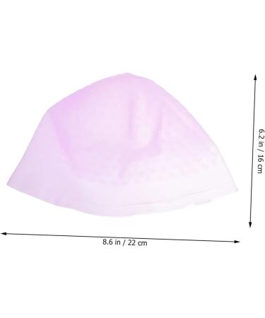 Ipetboom 1 Set Hair Color Highlighter Cap Hair Styling Tools with Hook Dye Mixer Bowl Hair Bleaching Cap Hair Frosting Cap Hat Dye Caps Clamshell Hairdressing Cap To Weave Pink 22X16X1CM Pink - Buy Online on SooperMarket.com