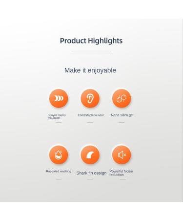 ISTOVO 3 Pair Silicone Earplugs Reusable Silicone Swimmer Earplugs for Adults Black+Purple+Blue - Buy Online on SooperMarket.com