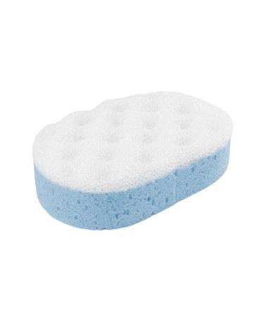 Meridiana Oblong Massage Bath Sponge - Luxurious Spa Experience | 1 Piece Pack for Relaxation & Exfoliation - Buy Online on SooperMarket.com