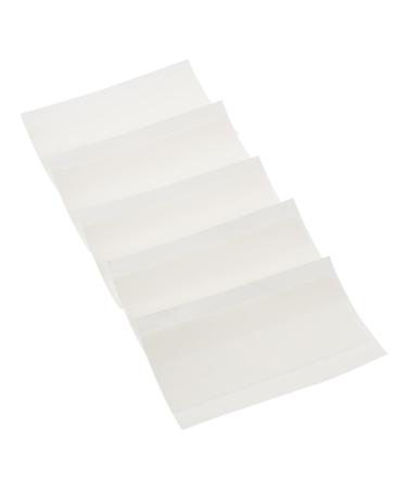 Didiseaon 5 Sheets Double-sided Tape 2 Side Adhesive Hair Tapes Adhesive Strips for Hair Extension Lace Wig Tape in Hair Extensions Human Hair Wig Tape Water Proof Double Sided Tape White 2X0.5X0.1CM White