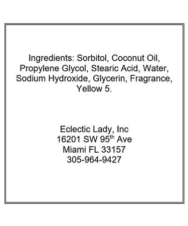 Buy Freesia Glycerin Soap - 4 oz Bar by Eclectic Lady | Luxury Skincare Natural Ingredients International Shipping - Buy Online on SooperMarket.com