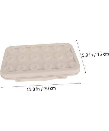 Hemoton Box Outdoor Egg Carton Eggs Vintage Refrigerator Wear-resistant Egg Organizer Household Egg Rack - Buy Online on SooperMarket.com