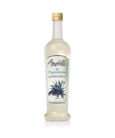 Amoretti Premium Organolicious Blue Agave Nectar Clear, 25.4 Fluid Ounce