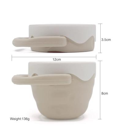 GINBEAR No Spill Collapsible Silicone Snack Cup for Toddlers - Argil - Buy Online on SooperMarket.com