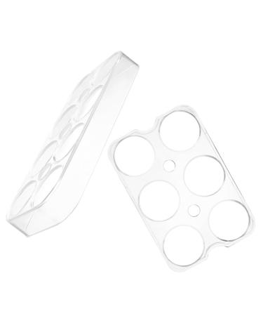 CORHAD 2pcs Egg Brackets Fridge Eggs Refrigerator Egg Holder Egg Stands Egg Racks Ceramics Container