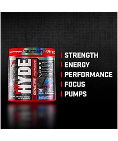 Mr Hyde NitroX Pre-Workout | Pre-Workout Powder for Energy Pumps Powder & Focus | Powered by 400mg Caffeine L-Citrulline Creatine HCL | 225g 60 Servings (Peach) - Buy Online on SooperMarket.com