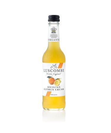 Luscombe - Sicilian Citrus Crush (12x27cl) - Devon Spring Water Sicilian Orange & Lemon Juice All Natural Organic Ingredients Vegan & Gluten Free
