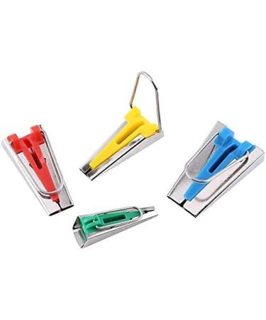 Yosoo Fabric Bias Tape Maker Awl Kit Set - Sewing Quilting Binding Tool Guide Strip - 6/12/18/25mm - 6pcs - Buy Online on SooperMarket.com