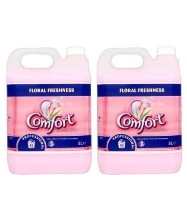 Comffort Fabric Conditioner (LILY & RICEFLOWER 5l (Pack of 2))