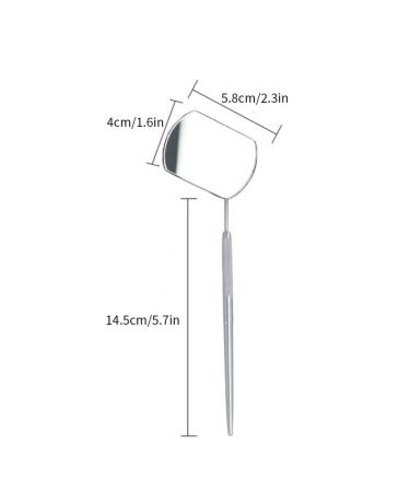 Eyelash Mirror - Large Makeup Mirror with Long Handle for Eyelash Extensions | Beauty Essential - Buy Online on SooperMarket.com