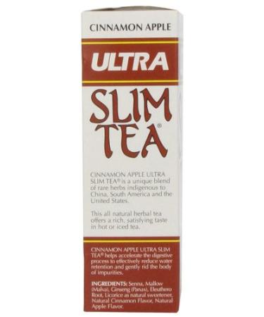 Ultra Slim Cinnamon Apple Tea Bags - 24 Count | Weight Loss & Wellness - Buy Online on SooperMarket.com