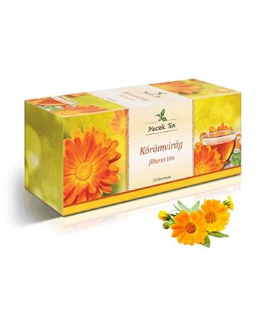 Mecsek Marigold Calendula Flower Premium Natural Herbal Tea - Calendulae Flos - 25 Bags