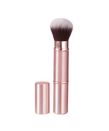 FOMIYES Double Ended Makeup Brush Retractable Blush Brush Concealer Brush Foundation Brush Cosmetics Brush for Liquid Cream Blending Buffing Concealer